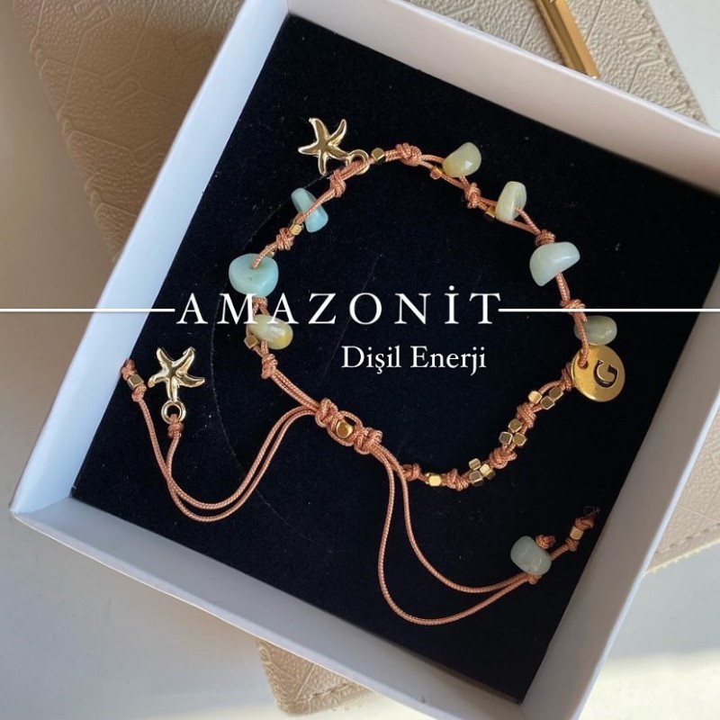 Dişil Enerji Doğal Amazonit Taş