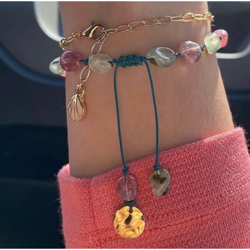 Kalp çakrası ve Huzur taşı bilekliği Kalp çakrası ve Huzur taşı bilekliği