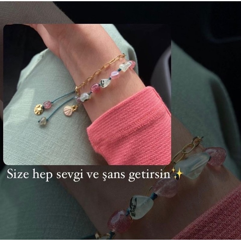 Kalp çakrası ve Huzur taşı bilekliği